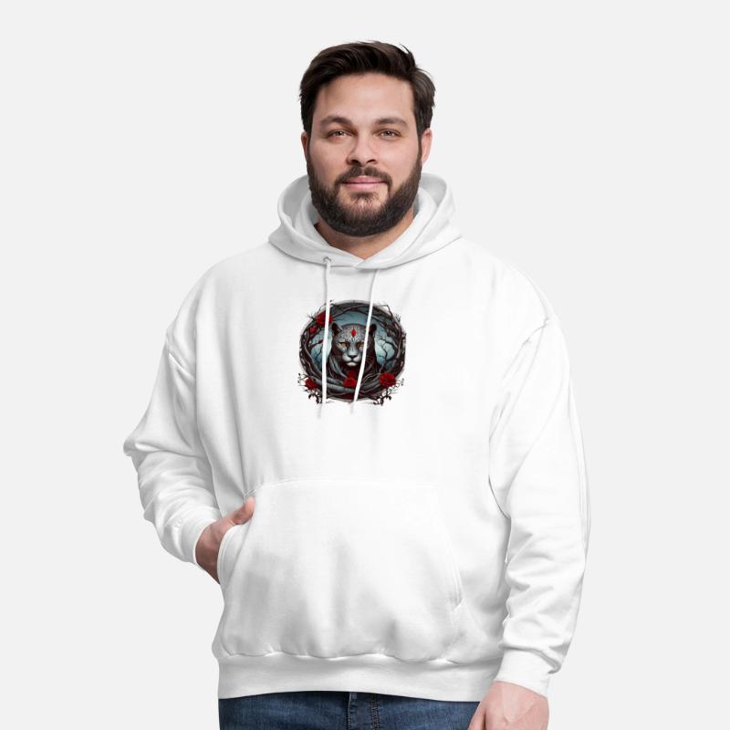 A striking illustration of a panther