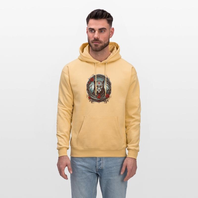 A striking illustration of a panther