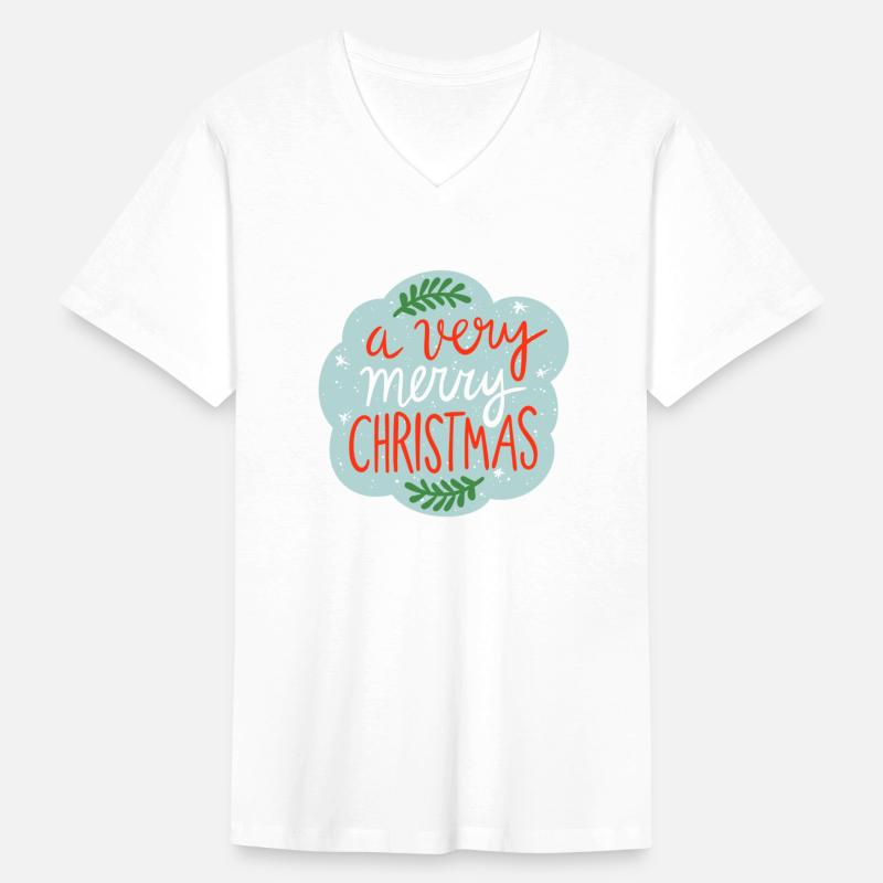 A Very Merry Christmas Typography art Festive Wear