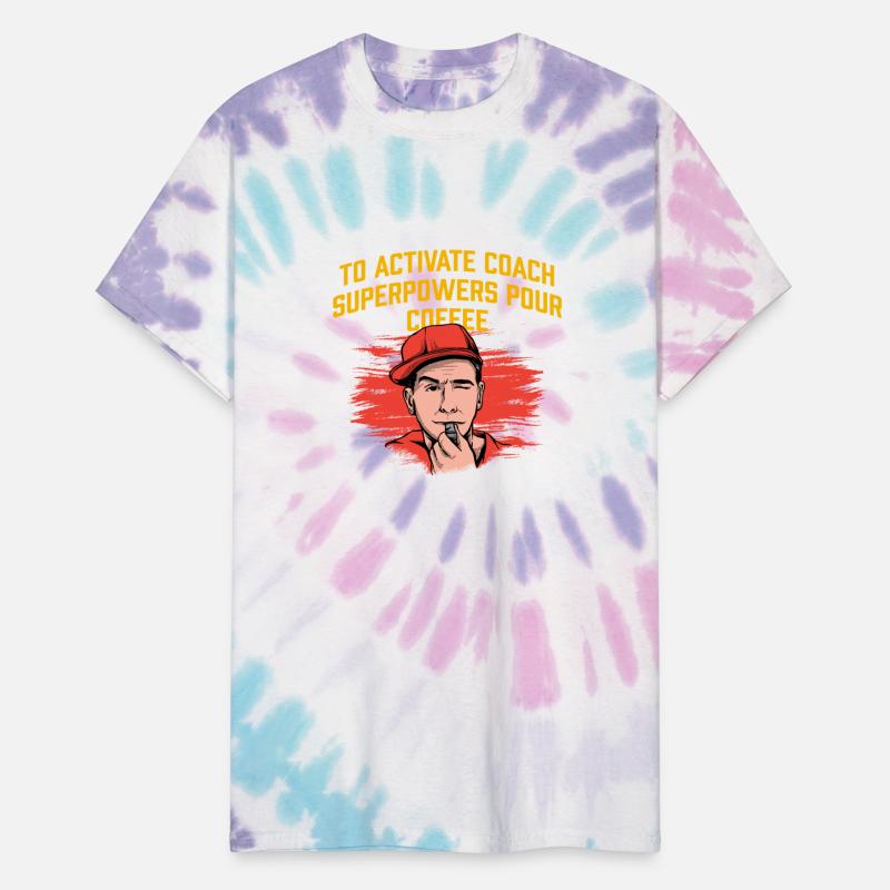 Activate Coach Superpowers Pour Coffee Funny Coach