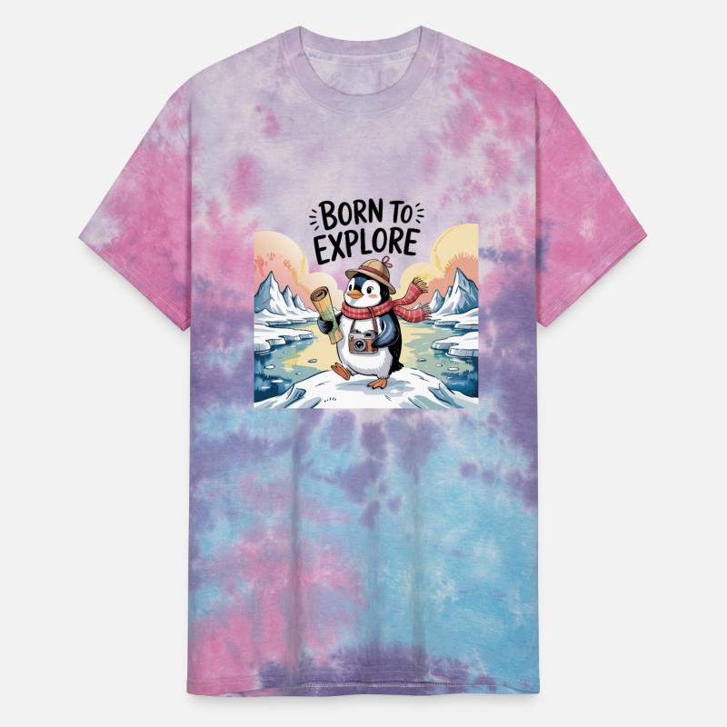 Adventurous Penguin with Map & Camera Design