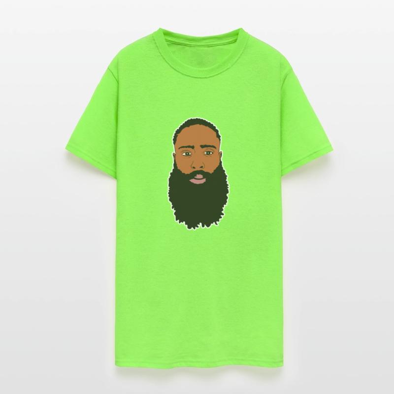 Afro Man with hipster beard