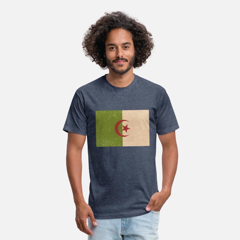 Algerian grunge flag