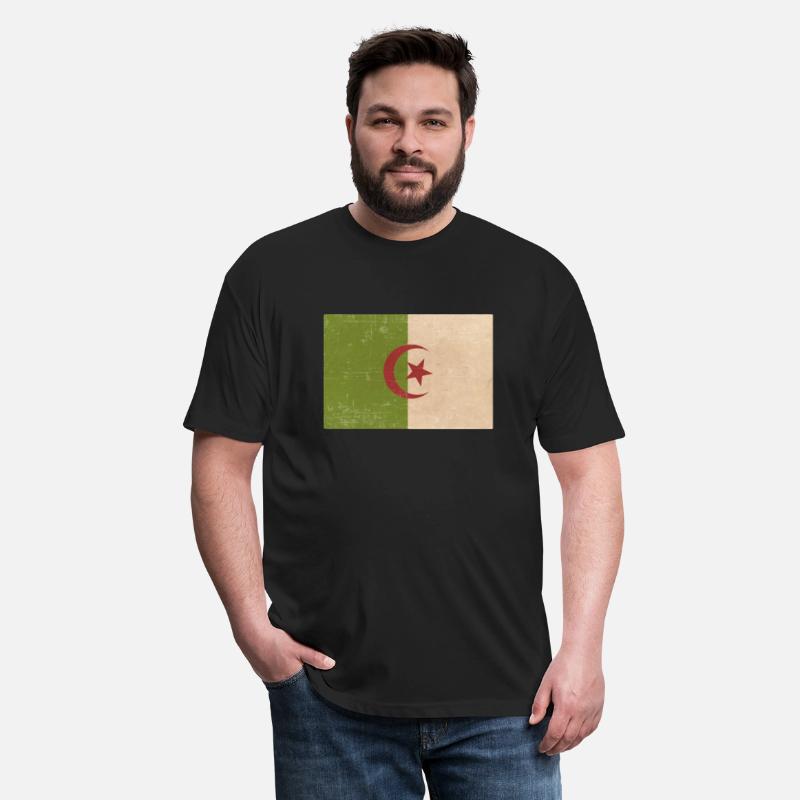 Algerian grunge flag