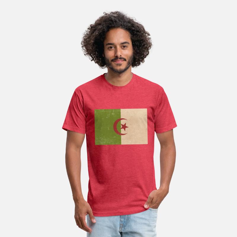 Algerian grunge flag