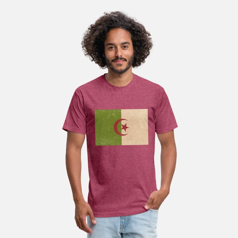 Algerian grunge flag