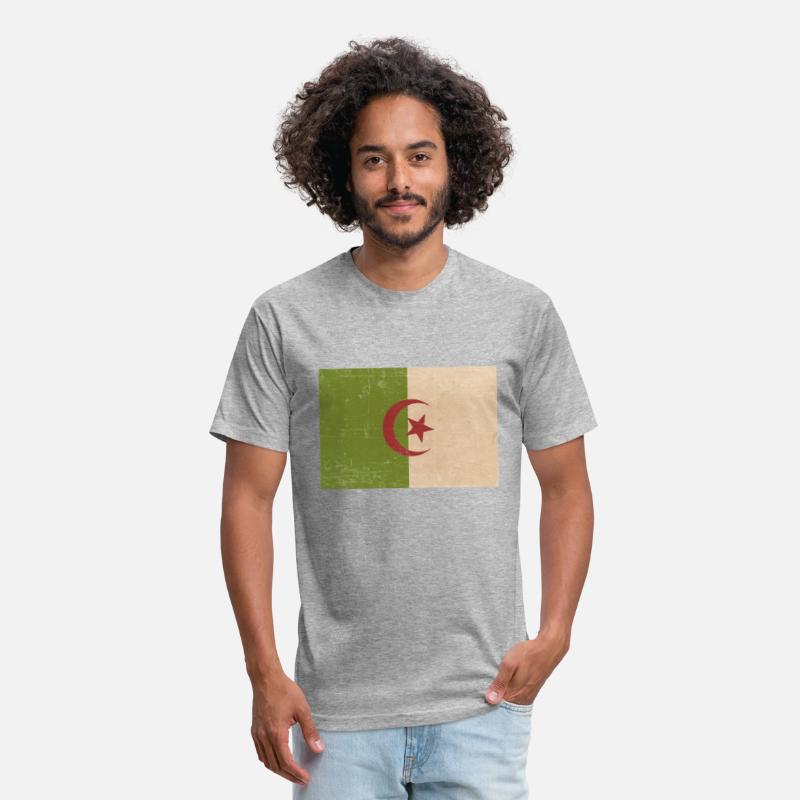 Algerian grunge flag