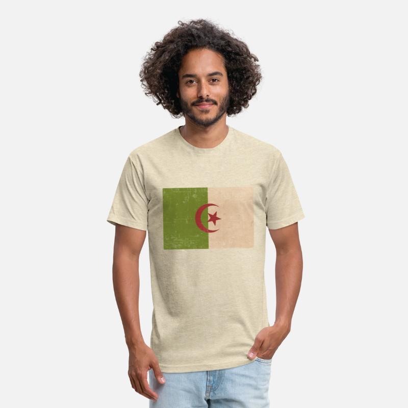 Algerian grunge flag