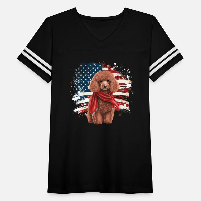America USA Flag 4th Of July American Dog Lover