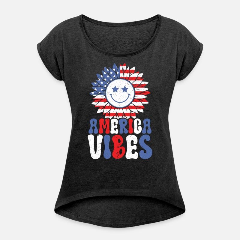 America Vibes USA Flag 4th Of July American