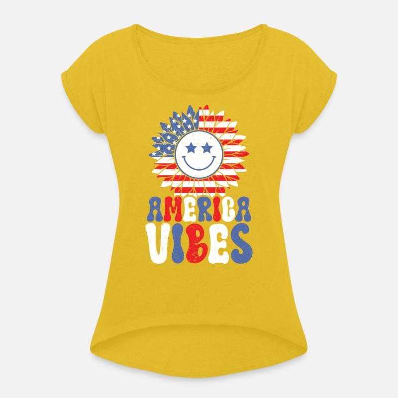 America Vibes USA Flag 4th Of July American