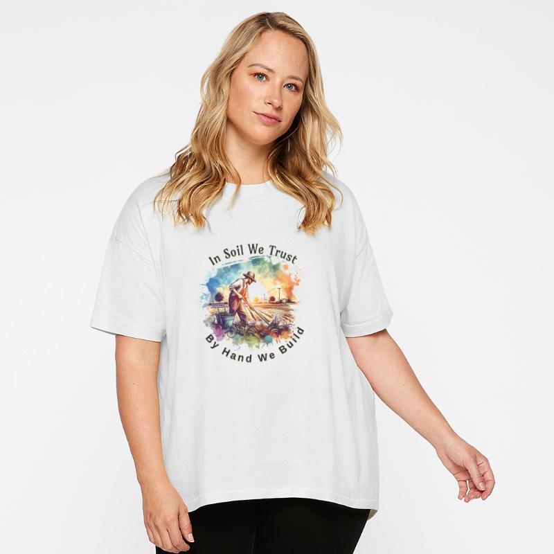 American Farmer In Soil We Trust By Hand We Build