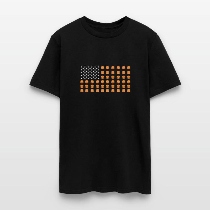 American USA Flag Burger