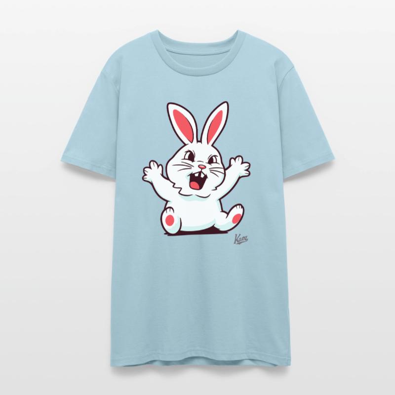 Angry Cute Bunny with Teeth