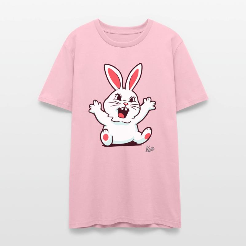 Angry Cute Bunny with Teeth