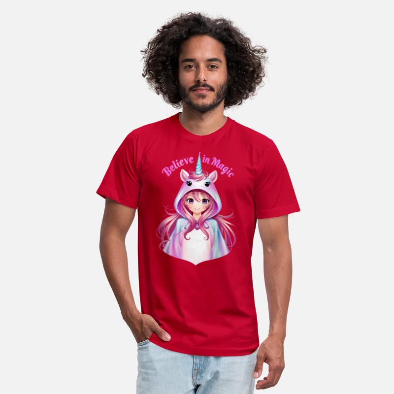 Anime Girl in Unicorn Suit