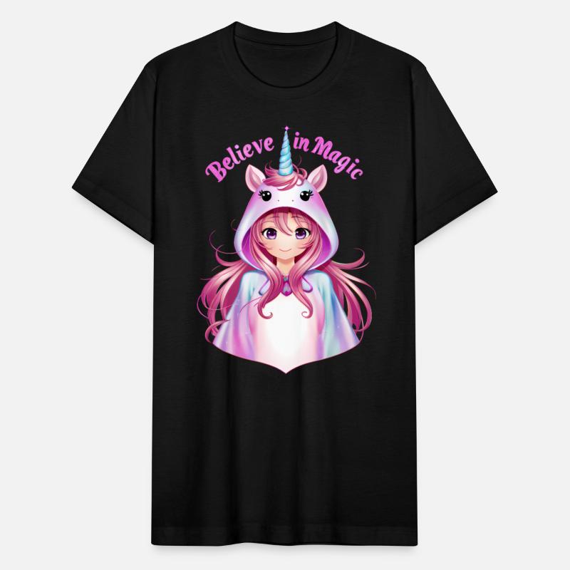 Anime Girl in Unicorn Suit