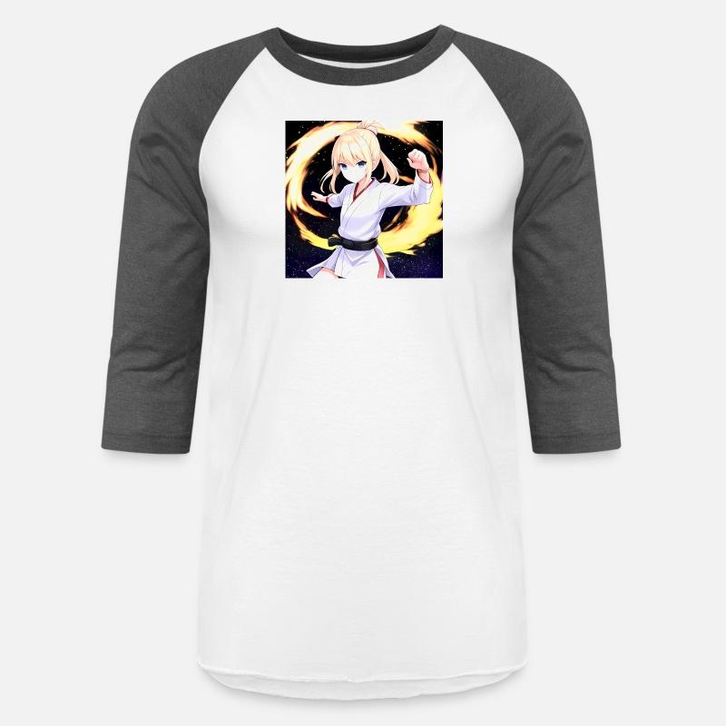 Anime Karate Black Belt Girl