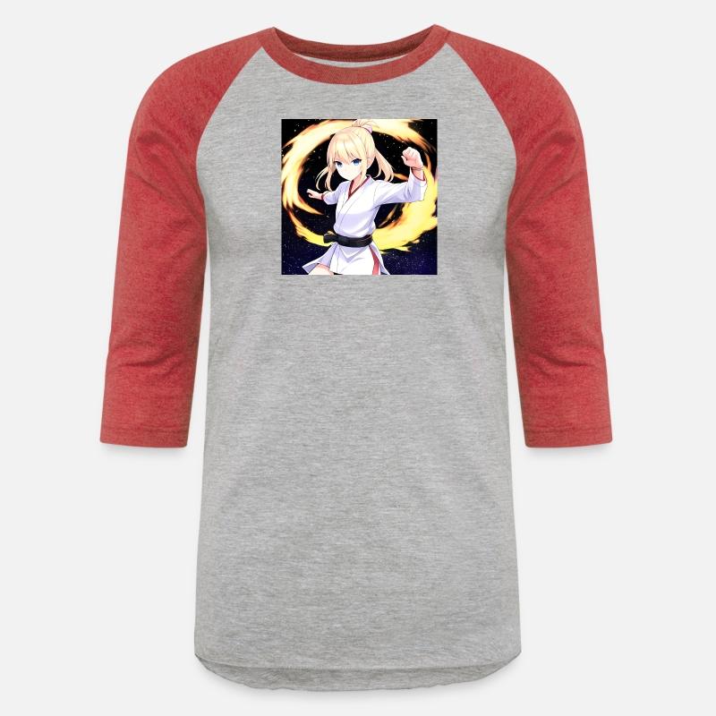 Anime Karate Black Belt Girl