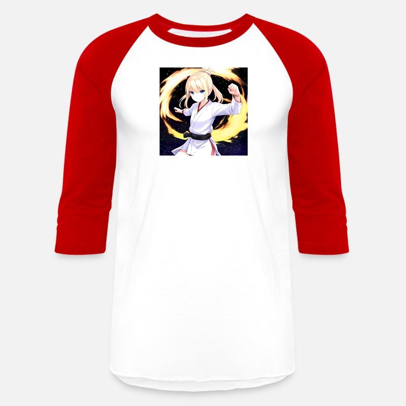 Anime Karate Black Belt Girl