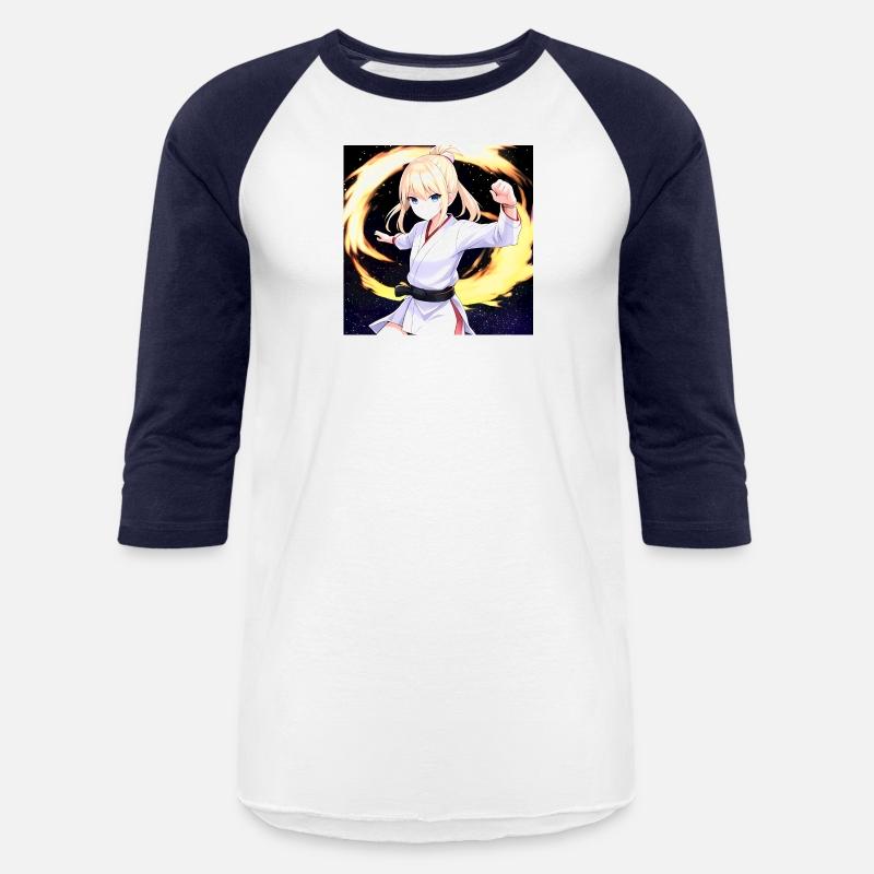 Anime Karate Black Belt Girl