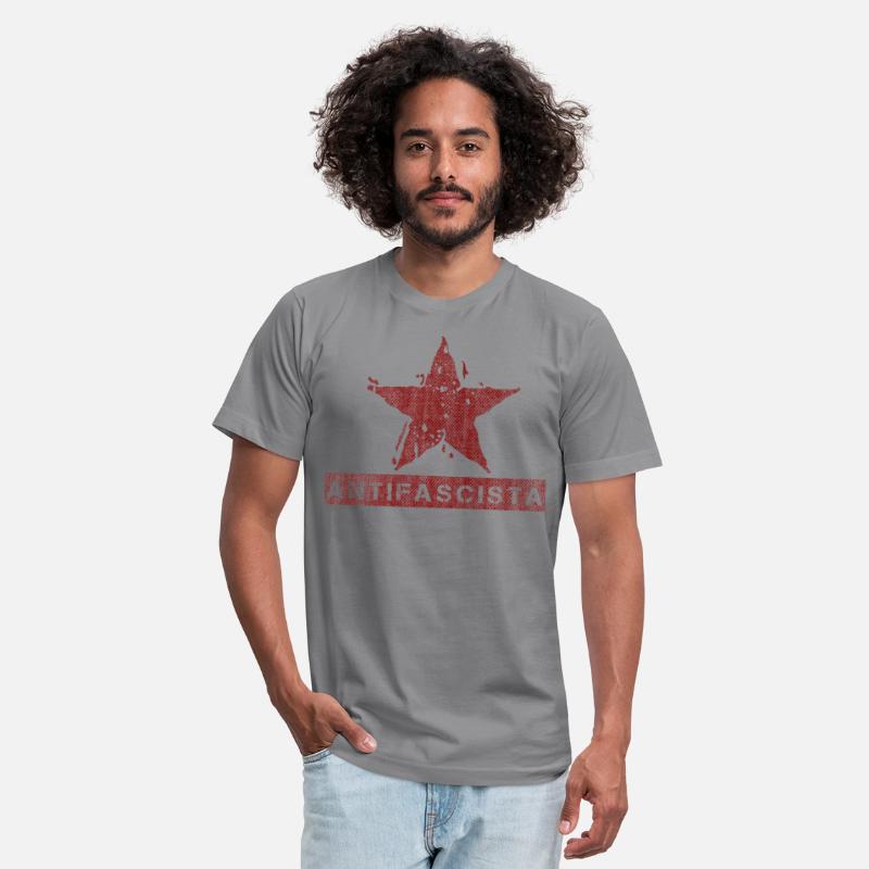 antifascista star red left communist