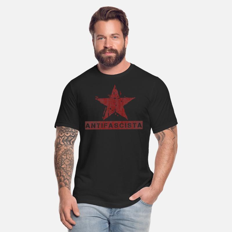antifascista star red left communist