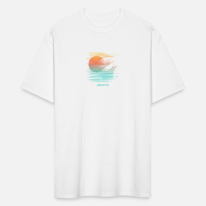 Artistic Jakarta Indonesia Palm Tree Vacation