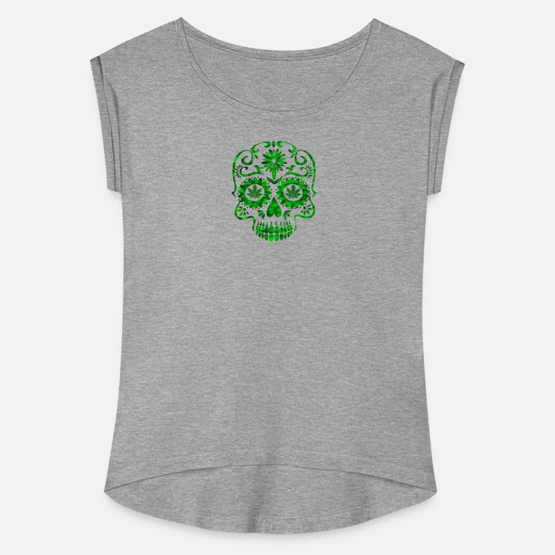 Artsy Cannabis Skull Marijuana Weed Smoking Gift