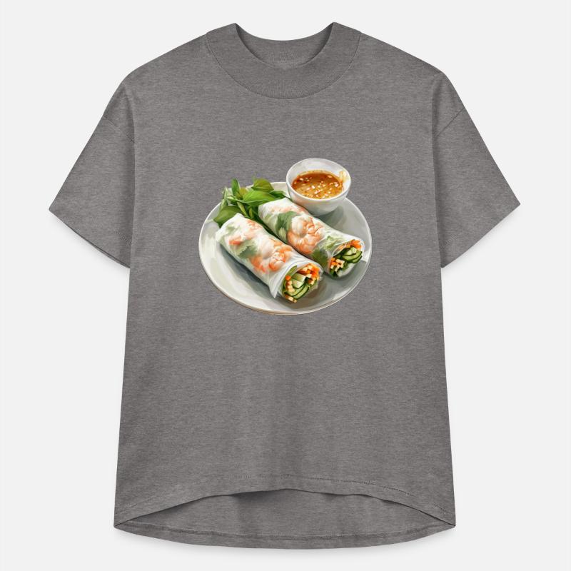 Asian Fresh Shrimp Spring Roll with Peanut Dipping