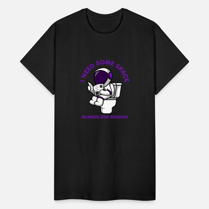 Astronaut Space Number One Poop Toilet Humor Funny