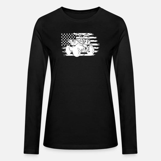 ATV American Flag Distressed White