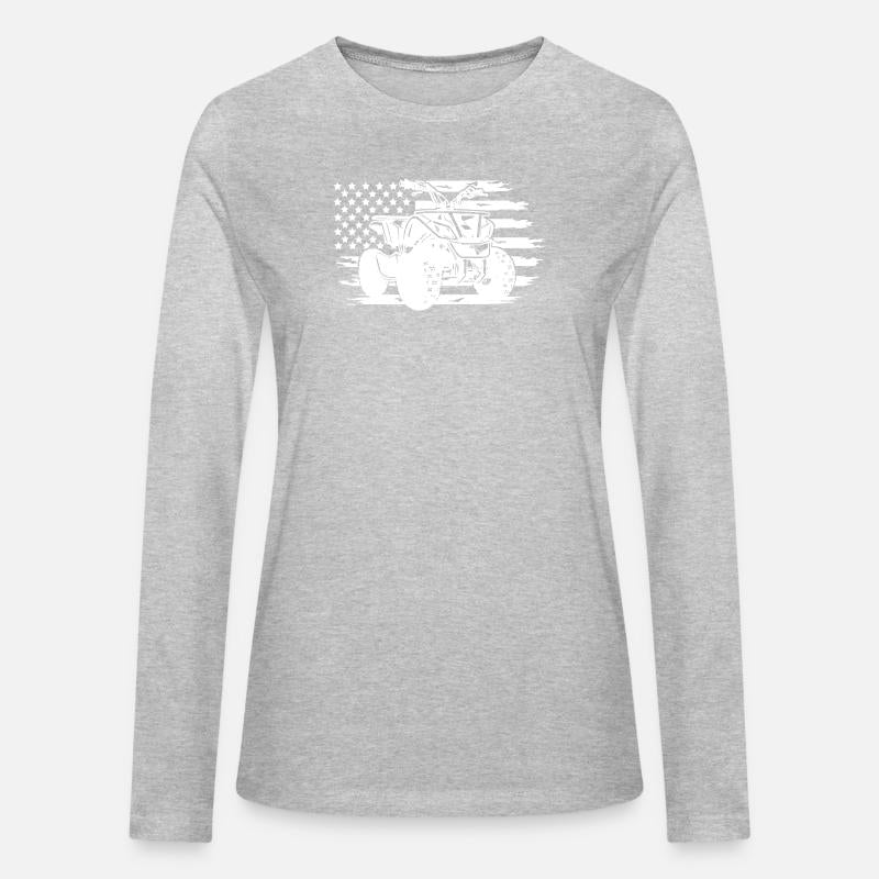 ATV American Flag Distressed White