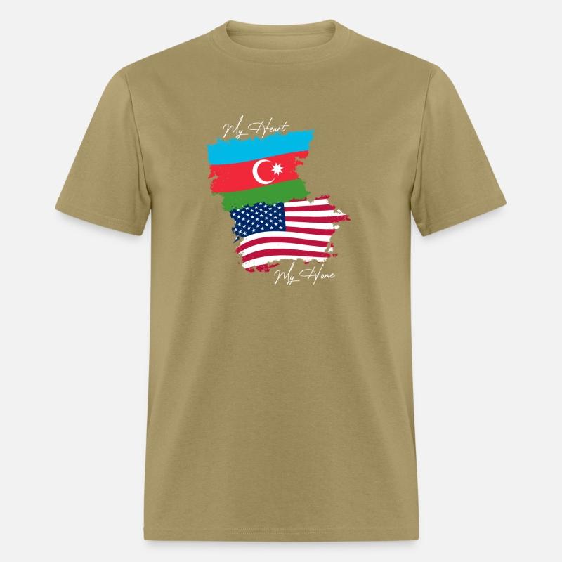 Azerbaijan Shirt Proud Azerbaijan And Usa Flags