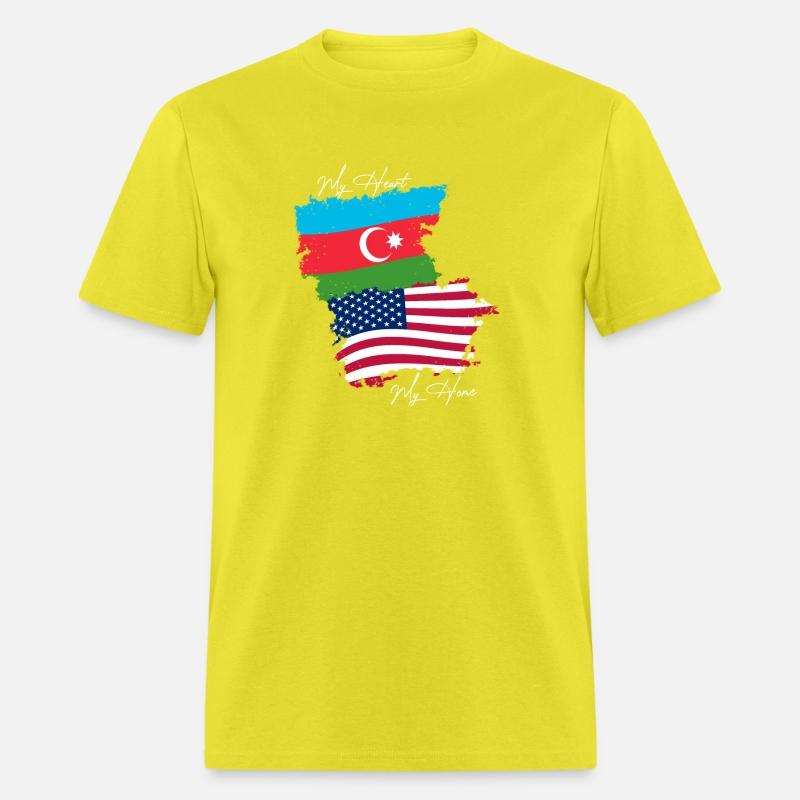 Azerbaijan Shirt Proud Azerbaijan And Usa Flags