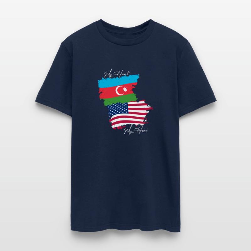 Azerbaijan Shirt Proud Azerbaijan And Usa Flags