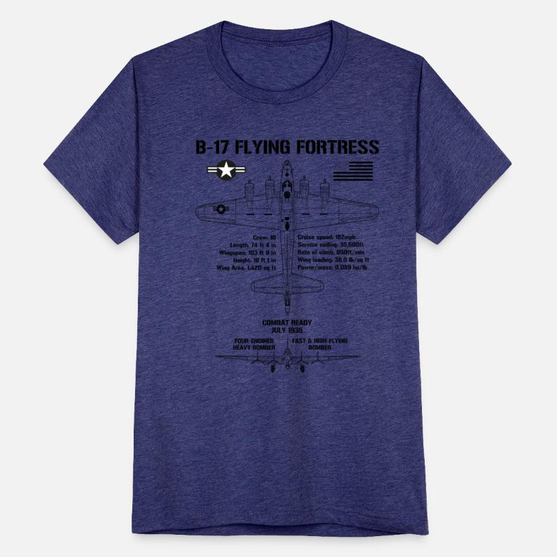 B-17 Flying Fortress Specs Military Aircraft WW2