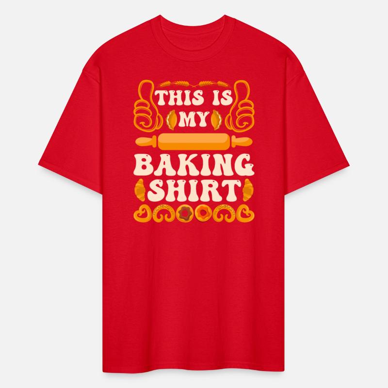 Baker This is My Baking Shirt Back Fans Dough