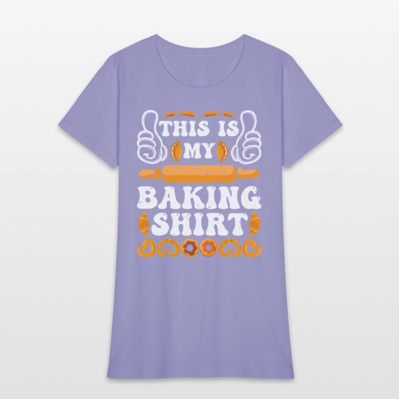 Baker This is My Baking Shirt Back Fans Dough
