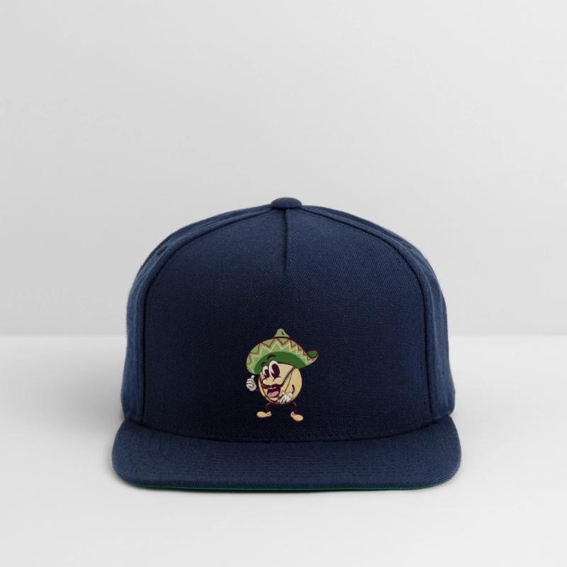 baseball cartoon wearing sombrero with thumb up