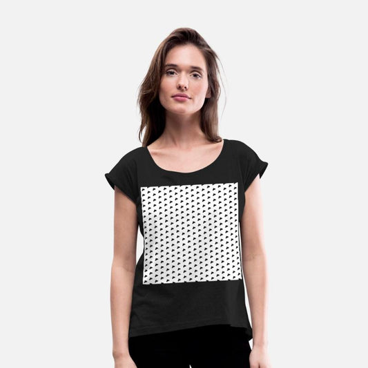 Bee Pattern 4 Black On White