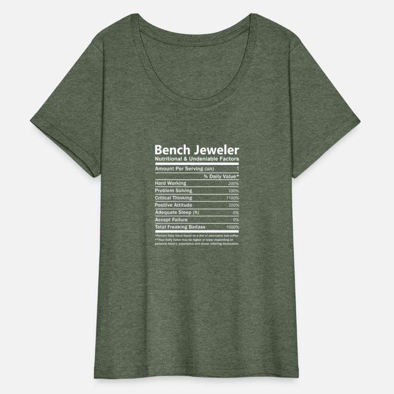 Bench Jeweler T Shirt - Nutritional And Undeniable
