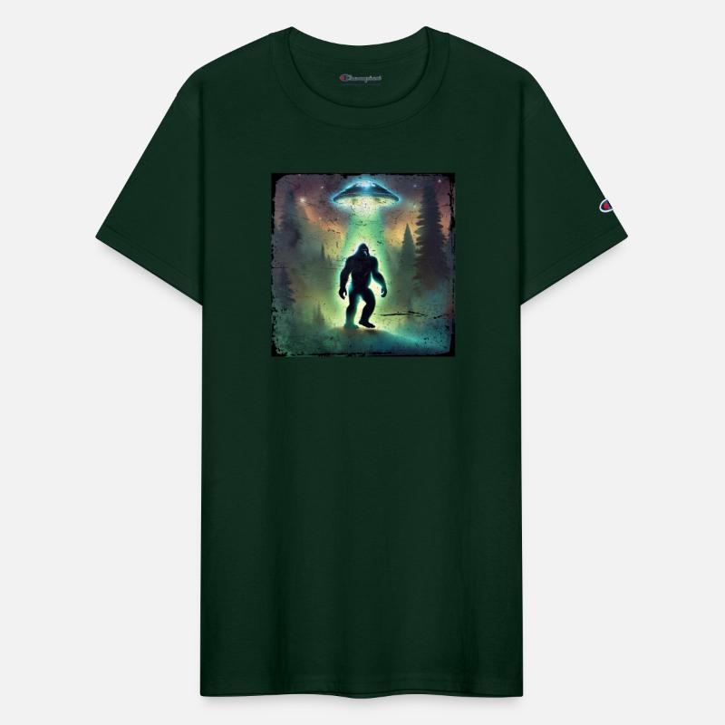 Bigfoot UFO in forest