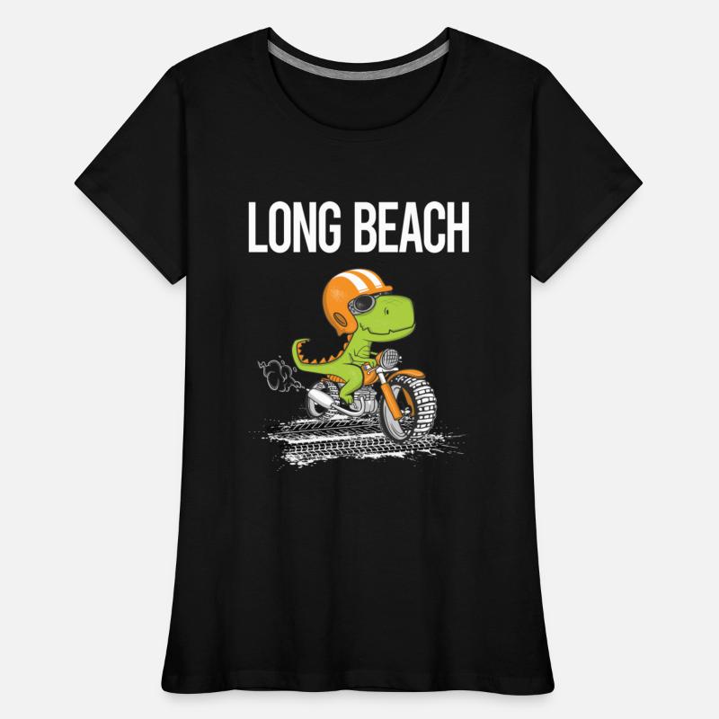 Biking Dinosaur Long Beach aesthetic