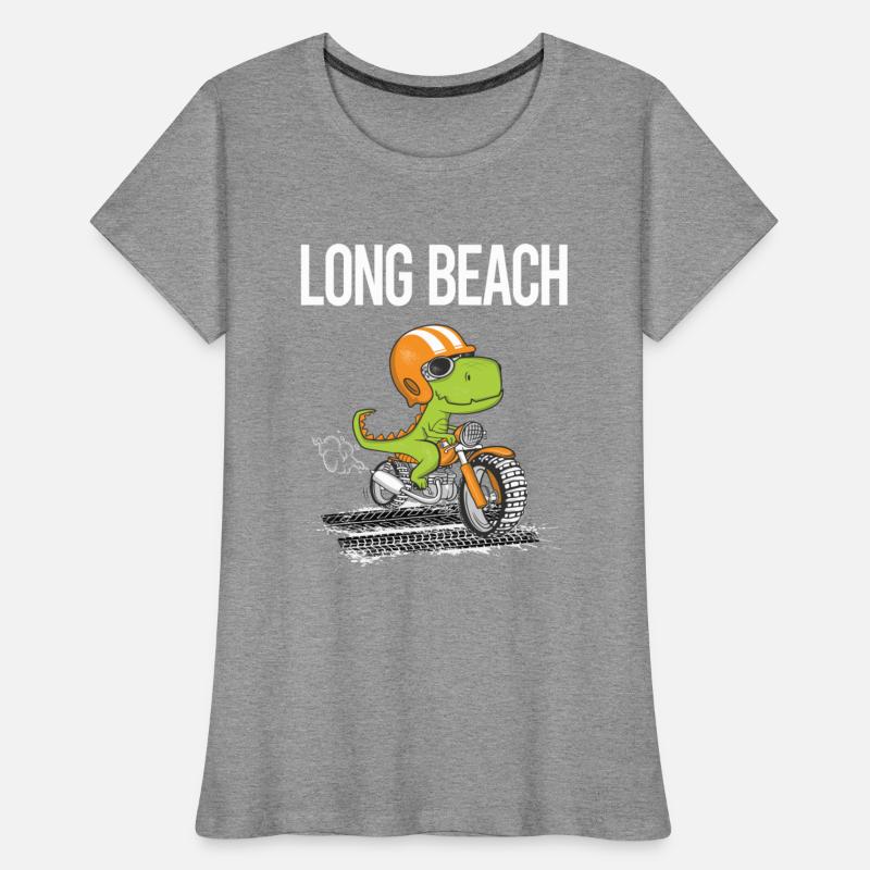 Biking Dinosaur Long Beach aesthetic