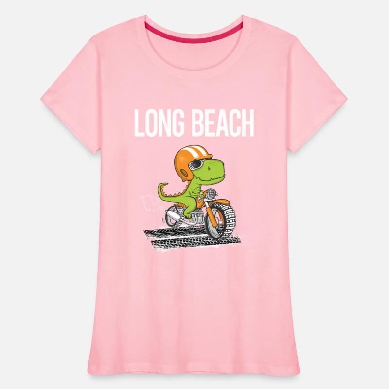 Biking Dinosaur Long Beach aesthetic