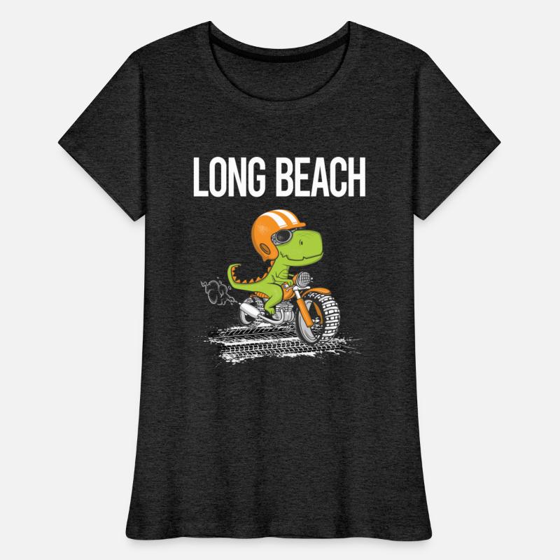 Biking Dinosaur Long Beach aesthetic