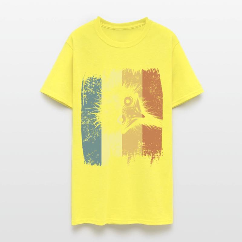 Bird ostrich emu ostrich funny bird retro