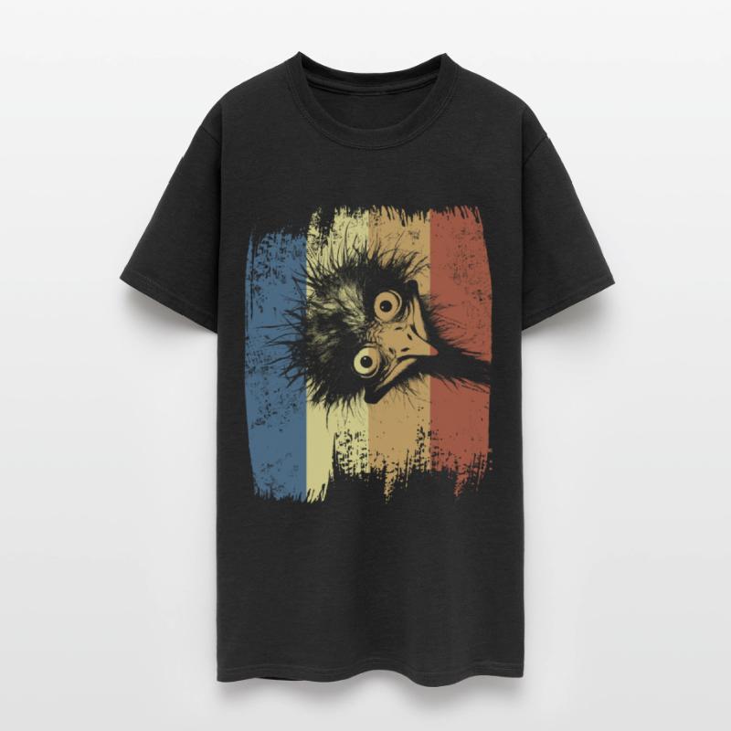 Bird ostrich emu ostrich funny bird retro