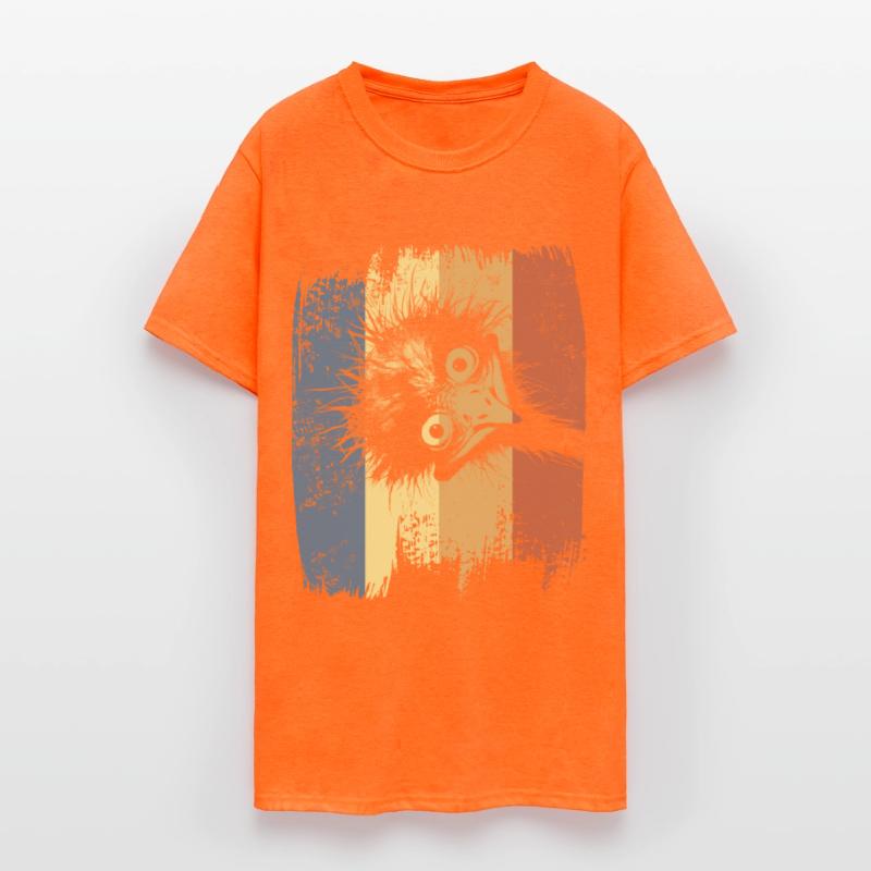 Bird ostrich emu ostrich funny bird retro